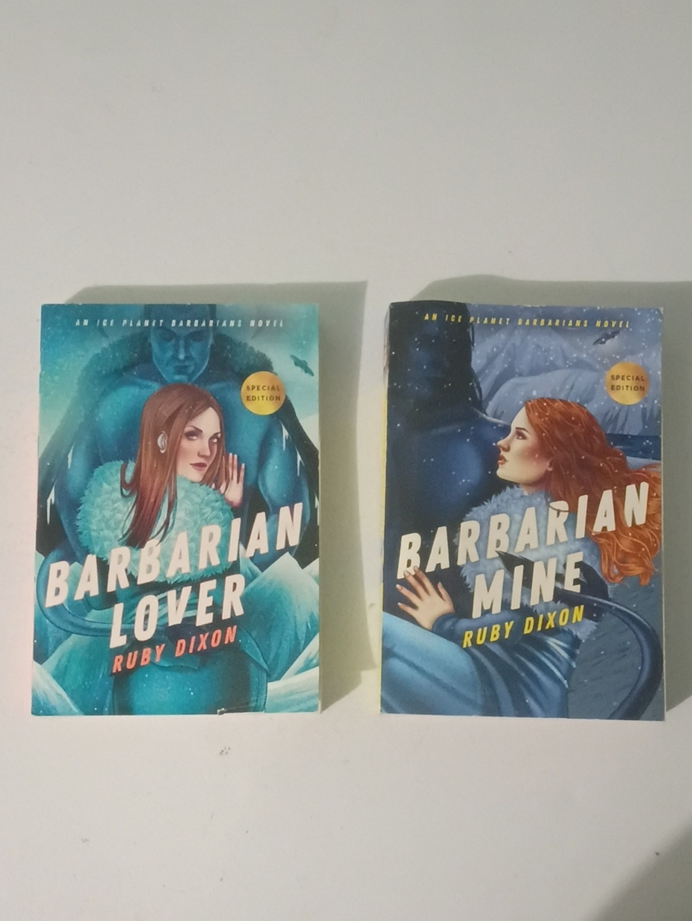 Barbarian Lover And Barbarian Mine PaperbackBooks By Ruby dixon